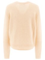 "Isabel Marant" pull Lylia femme beige en soie alpaga et cachemire coupe slim - Image 2