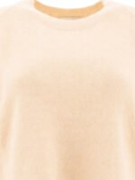 "Isabel Marant" pull Lylia femme beige en soie alpaga et cachemire coupe slim - Image 3