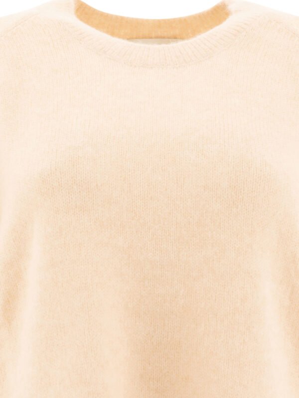 "Isabel Marant" pull Lylia femme beige en soie alpaga et cachemire coupe slim - Image 3