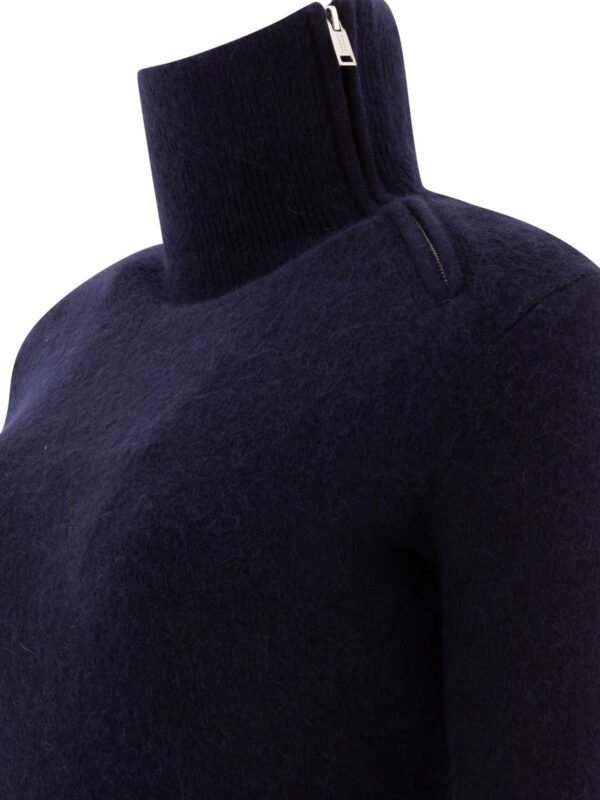 "Marant Étoile" robe femme bleue alpaga coupe slim – Image 3