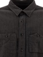 "Engineered Garments" Chemise homme grise en coton coupe regular – Image 3