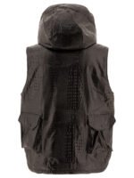 "Engineered Garments" veste sans manches Field homme noire en polyuréthane coupe regular – Image 2