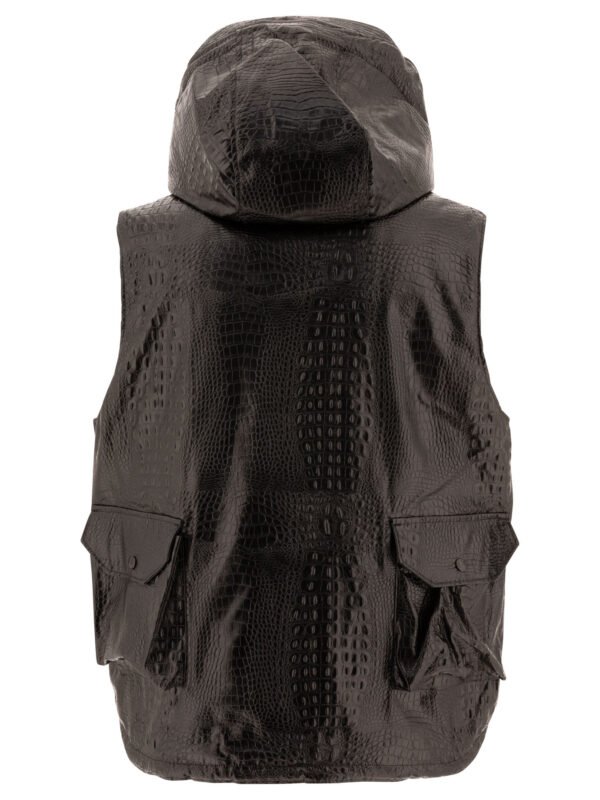 "Engineered Garments" veste sans manches Field homme noire en polyuréthane coupe regular – Image 2