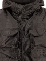 "Engineered Garments" veste sans manches Field homme noire en polyuréthane coupe regular – Image 3