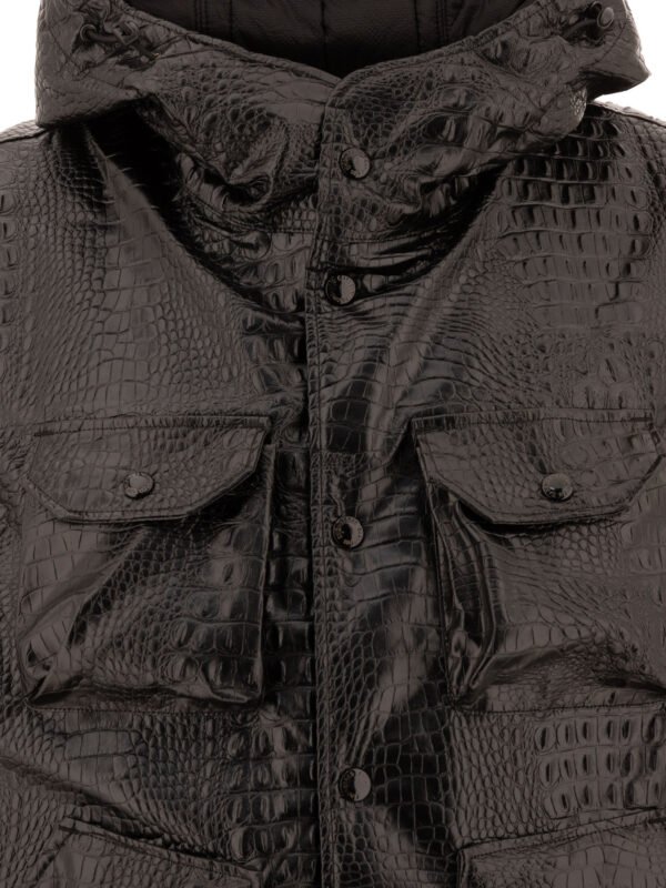 "Engineered Garments" veste sans manches Field homme noire en polyuréthane coupe regular – Image 3