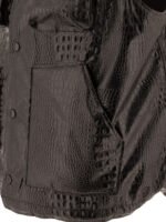 "Engineered Garments" veste sans manches Field homme noire en polyuréthane coupe regular – Image 4