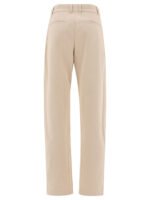 "Isabel Marant" pantalon Emmy femme beige en coton coupe regular - Image 2