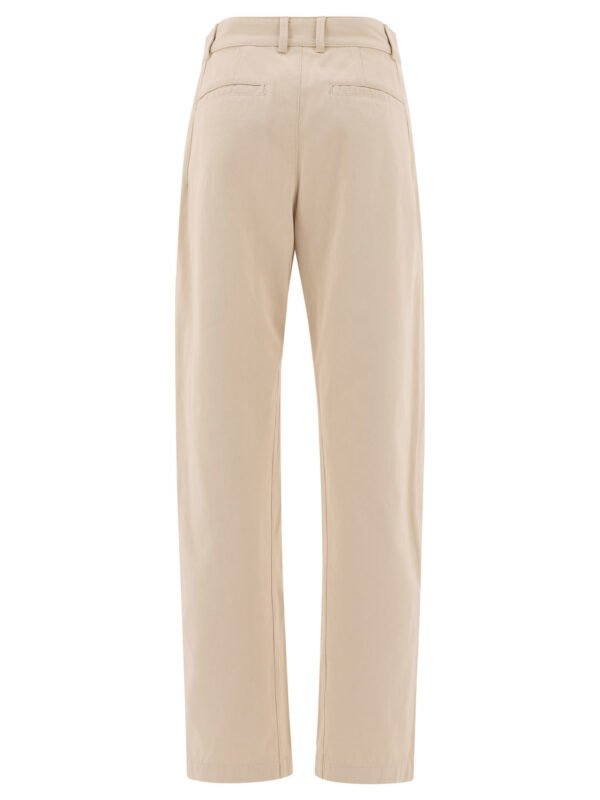 "Isabel Marant" pantalon Emmy femme beige en coton coupe regular - Image 2