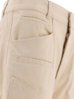 "Isabel Marant" pantalon Emmy femme beige en coton coupe regular - Image 4