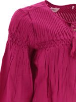 "Marant Étoile" Chemise femme fuchsia en coton et viscose coupe ample – Image 4
