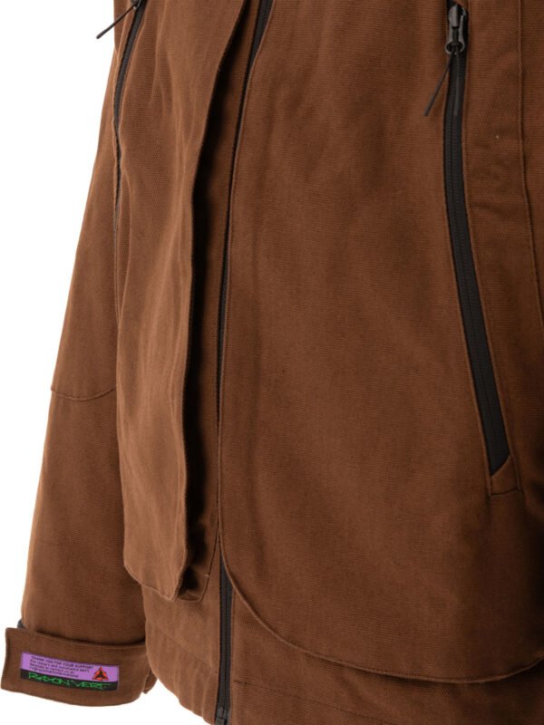 "Rayon Vert" veste Nautilus marron coton homme coupe relaxed – Image 4