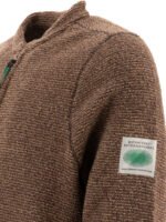 "Rayon Vert" Veste polaire homme marron en laine coupe regular - Image 4