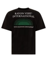 "Rayon Vert" t-shirt Dawn homme noir coton coupe ample – Image 2