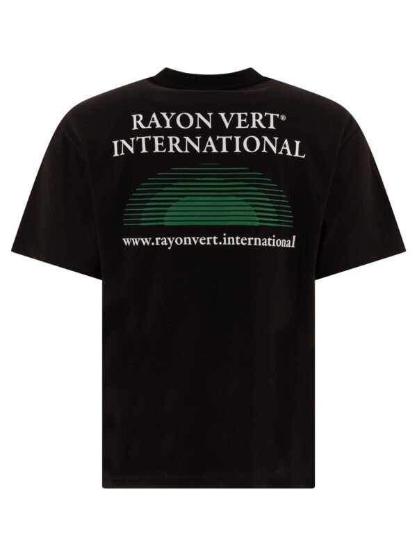 "Rayon Vert" t-shirt Dawn homme noir coton coupe ample – Image 2