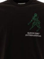 "Rayon Vert" t-shirt Dawn homme noir coton coupe ample – Image 3