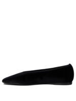 "Toteme" Ballerines femme noires en velours et cuir – Image 3