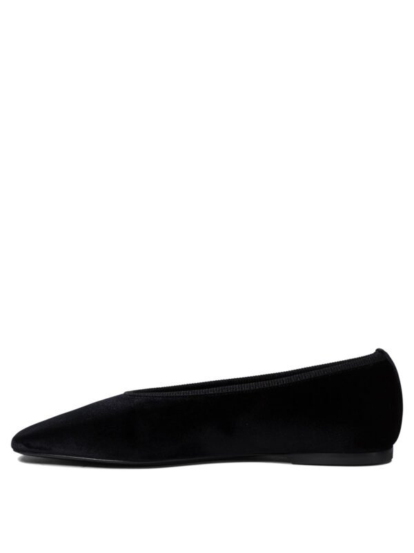 "Toteme" Ballerines femme noires en velours et cuir – Image 3