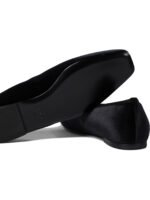 "Toteme" Ballerines femme noires en velours et cuir – Image 5