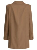 "Max Mara" blazer Kitten femme marron en laine vierge mohair et soie coupe regular - Image 2