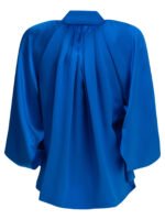 "Max Mara Pianoforte" chemise bleue en soie pour femme – Image 2