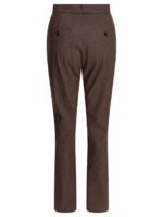 "Max Mara" pantalon effet denim marron en coton pour femme – Image 2