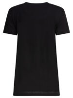 "Max Mara" t-shirt femme noir MaxMarabesque en coton – Image 2