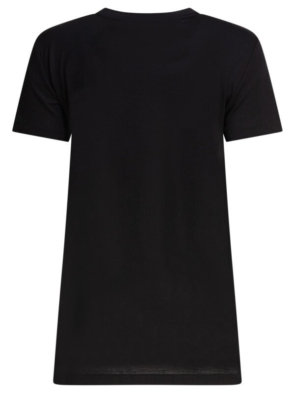 "Max Mara" t-shirt femme noir MaxMarabesque en coton – Image 2
