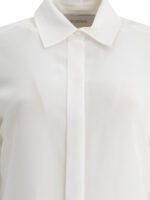"Max Mara Sportmax" chemise femme blanche en soie coupe regular - Image 3