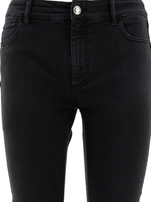 "Max Mara Sportmax" jean noir en denim stretch coupe ajustée pour femme – Image 3