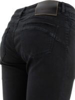 "Max Mara Sportmax" jean noir en denim stretch coupe ajustée pour femme – Image 4