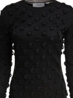 "Max Mara Sportmax" robe noire en polyamide et polyester pour femme – Image 3