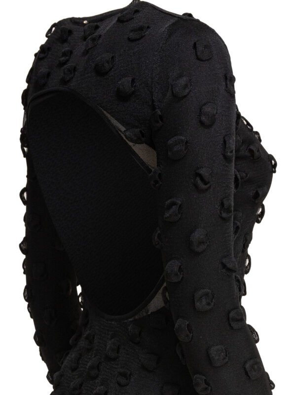 "Max Mara Sportmax" robe noire en polyamide et polyester pour femme – Image 4