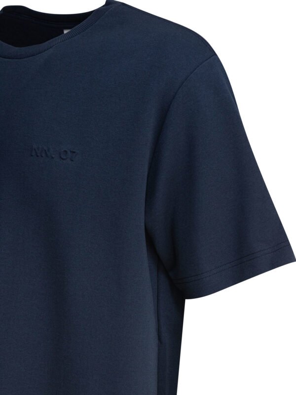 "NN.07" T-shirt Nat homme bleu tencel coupe ample – Image 4