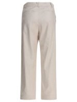 "Max Mara S" pantalon femme beige en lin – Image 2