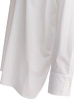 "Max Mara S" chemise blanche en coton pour femme – Image 4