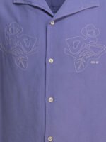"NN.07" chemise Ares violette en viscose coupe regular à manches courtes pour homme – Image 3