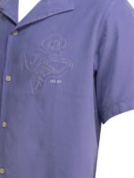 "NN.07" chemise Ares violette en viscose coupe regular à manches courtes pour homme – Image 4