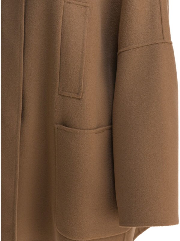 "Max Mara S" manteau marron laine femme – Image 4
