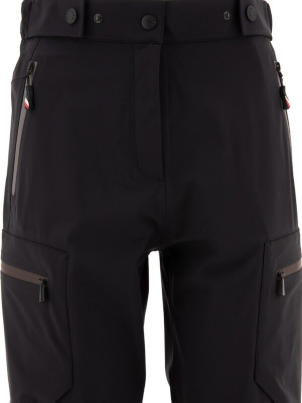 "Moncler Grenoble" pantalon cargo homme noir en polyamide et élasthanne coupe regular – Image 3
