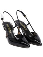 "Ninalilou" Escarpins femme noirs en cuir – Image 2