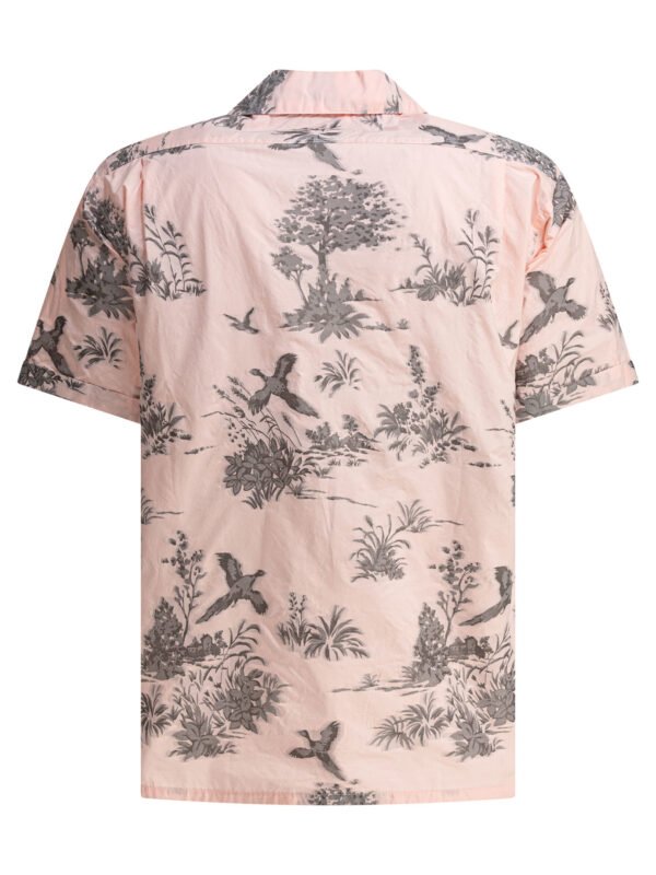 "Beams Plus" chemise homme rose polyester coton coupe regular - Image 2