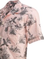 "Beams Plus" chemise homme rose polyester coton coupe regular - Image 4