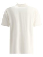 "Beams Plus" polo homme blanc 12G en coton - Image 2