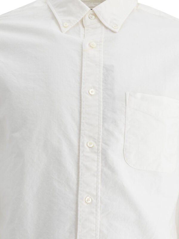 "Beams Plus" chemise homme blanche en coton – Image 3