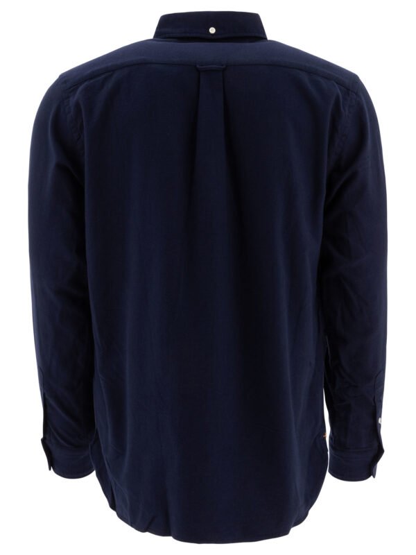 "Beams Plus" chemise homme bleue en coton coupe regular – Image 2
