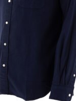 "Beams Plus" chemise homme bleue en coton coupe regular – Image 4