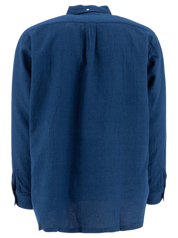 "Beams Plus" chemise homme bleue en coton – Image 2