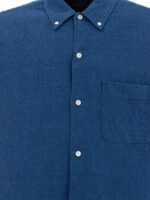 "Beams Plus" chemise homme bleue en coton – Image 3