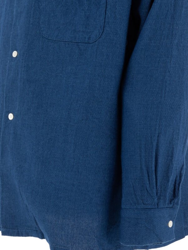"Beams Plus" chemise homme bleue en coton – Image 4