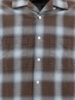 "Beams Plus" chemise homme marron en coton coupe regular – Image 3